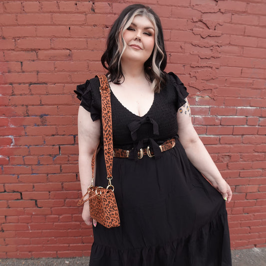 LEOPARD CROSSBODY BAG