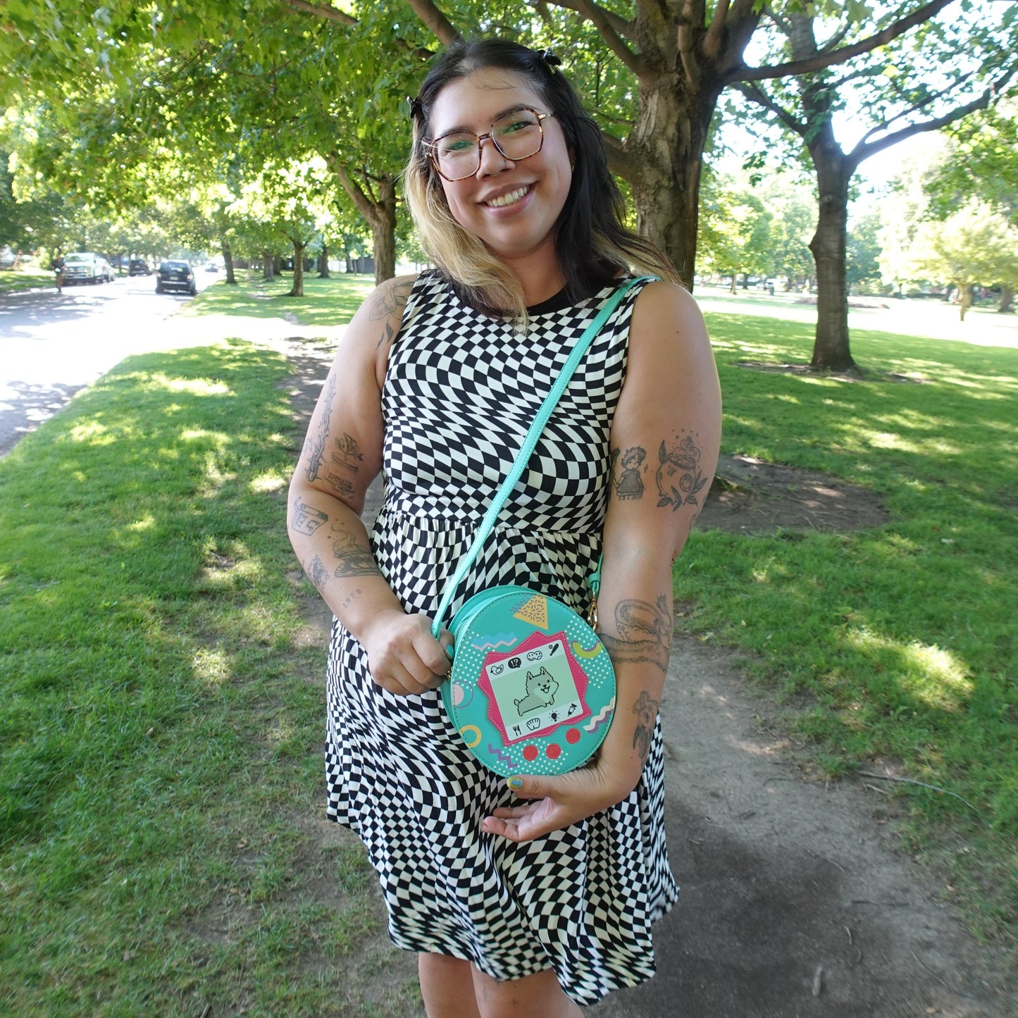 Tamagotchi inspired Purse - Dog
