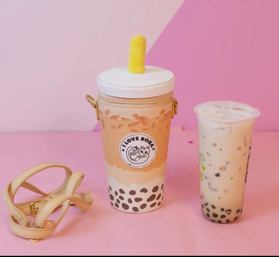Boba Milk Tea Cat Purse