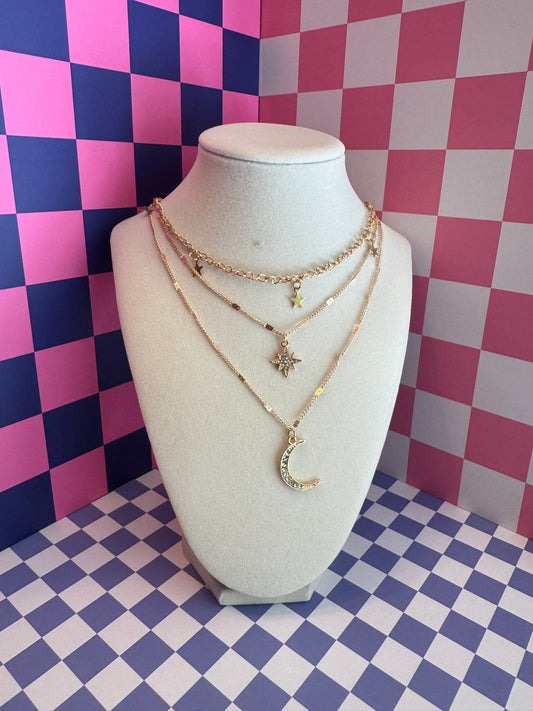 Celestial Layered Necklace