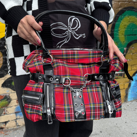 Punk Plaid Purse