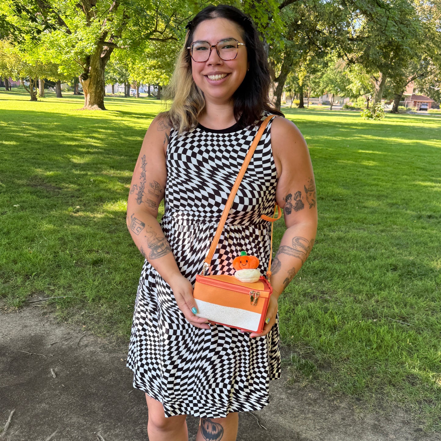 Pumpkin Cake Crossbody Purse