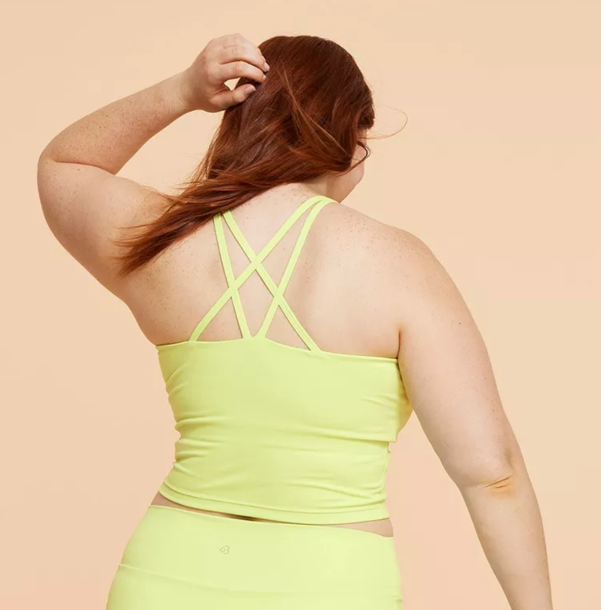 Blogilates Strappy Tank Top in Lime Green 3X - #14