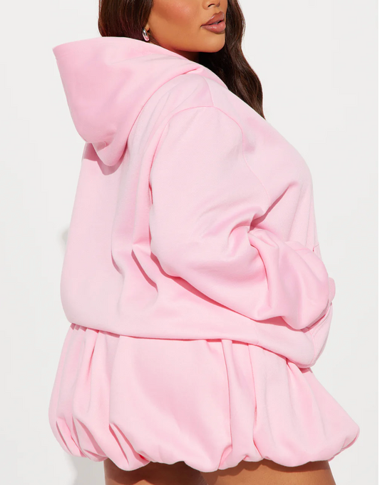 Fashion Nova Bow and Bubble Skirt Set, Size 3X, #29