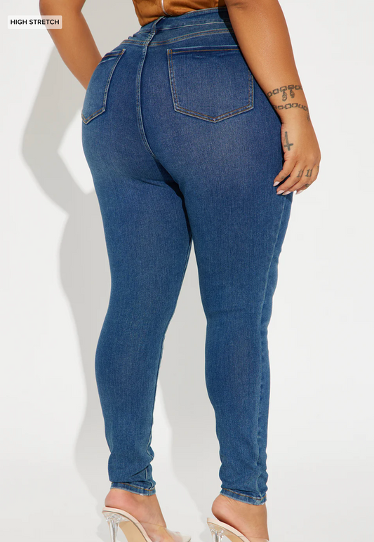 Fashion Nova Skinny Jeans, Size 22, #40