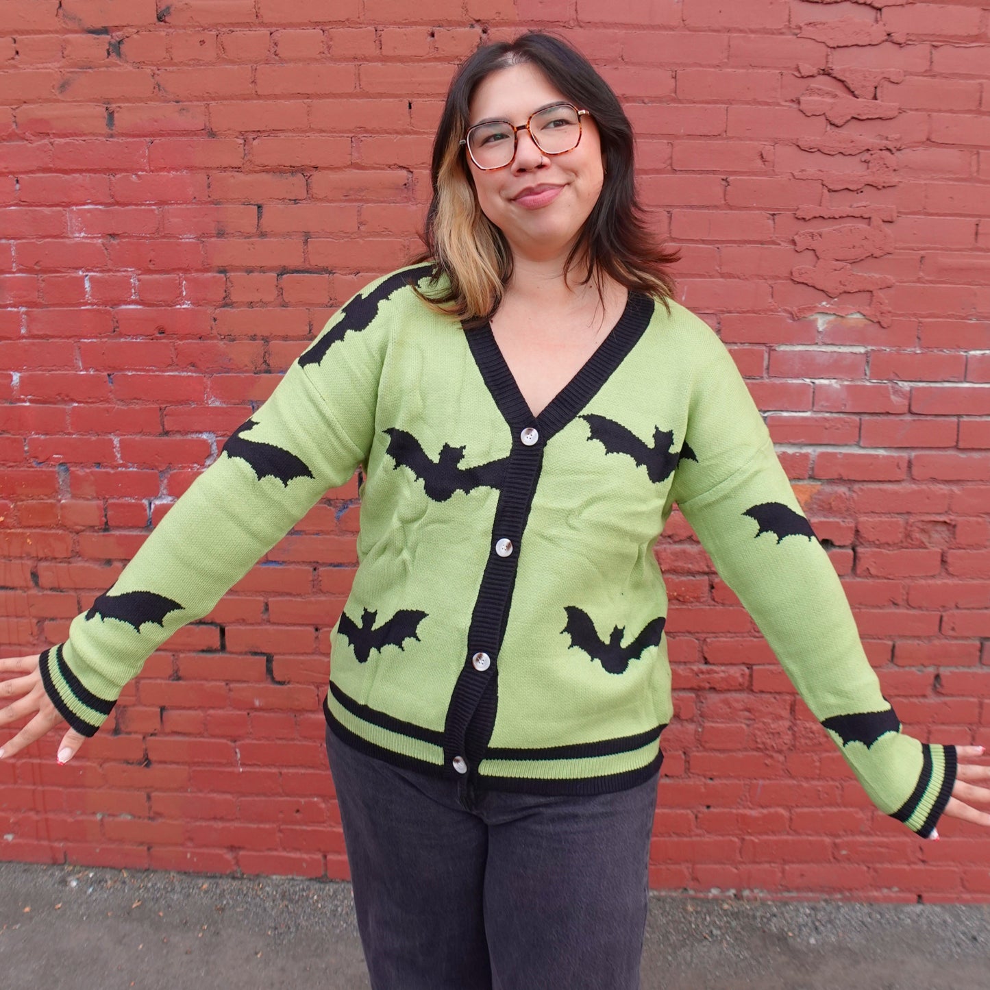 Halloween Bat Cardigan