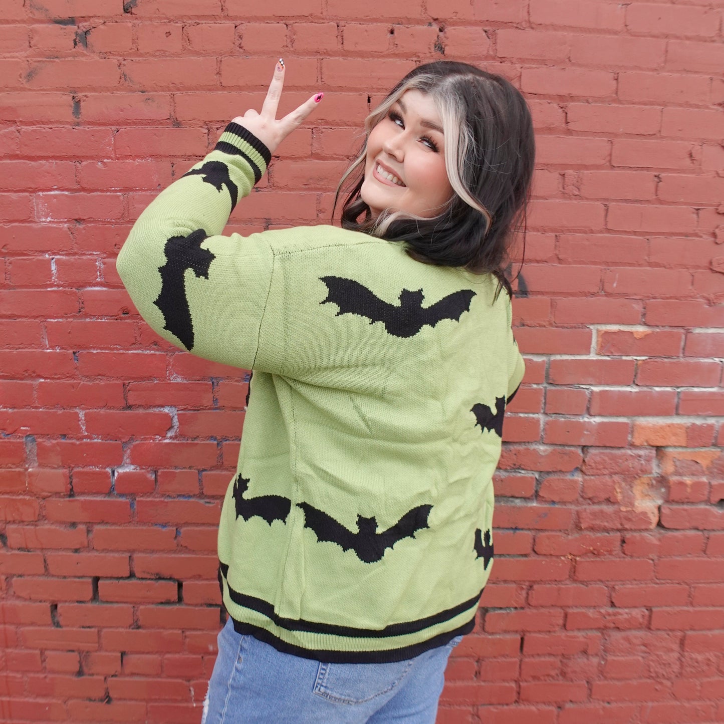 Halloween Bat Cardigan