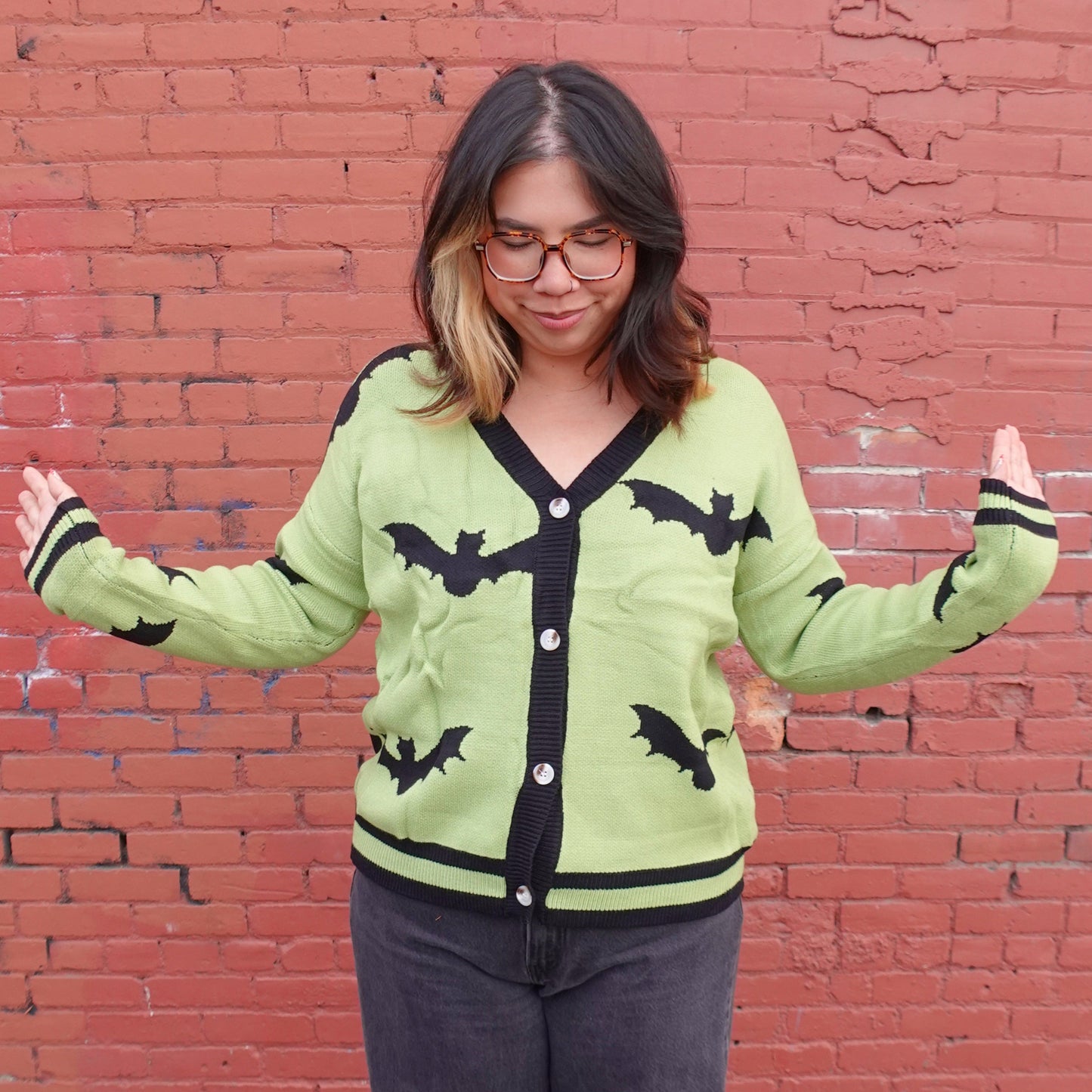 Halloween Bat Cardigan