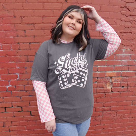 LUCKY BABE DICE T SHIRT