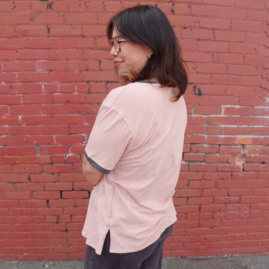 SMILEY FACE GRAPHIC TEE