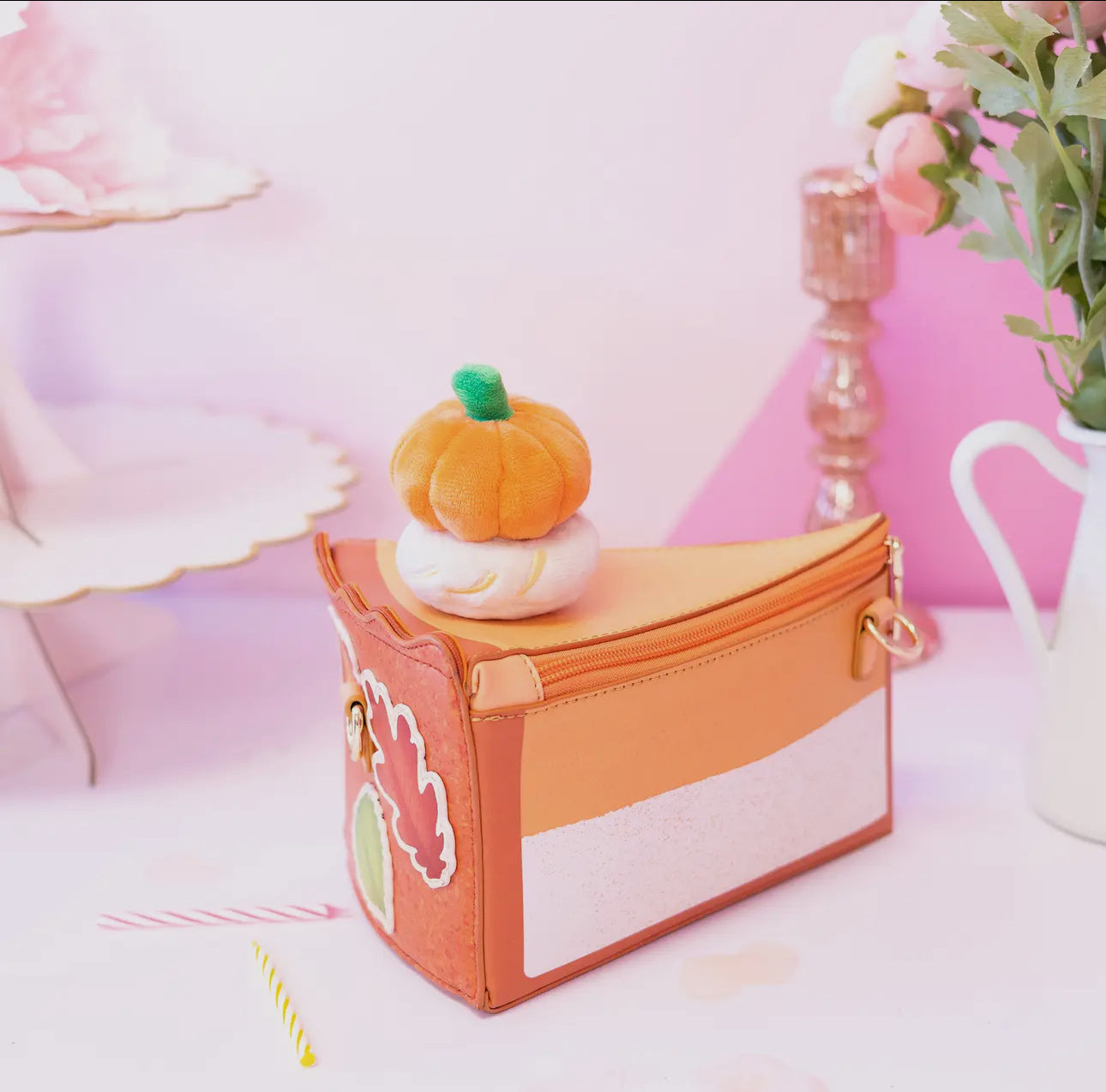 Pumpkin Cake Crossbody Purse
