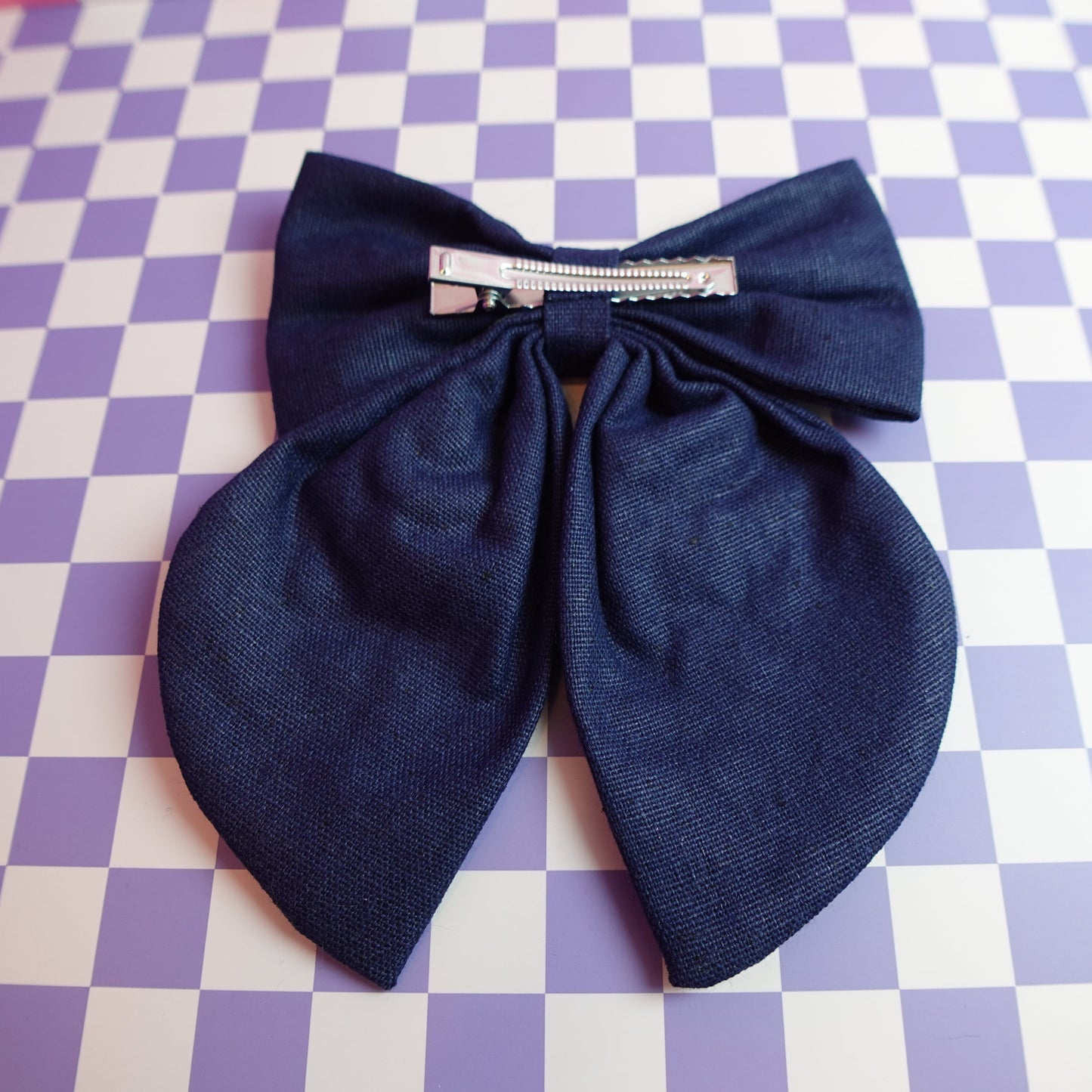 Celestial Embroidered Hair Bow