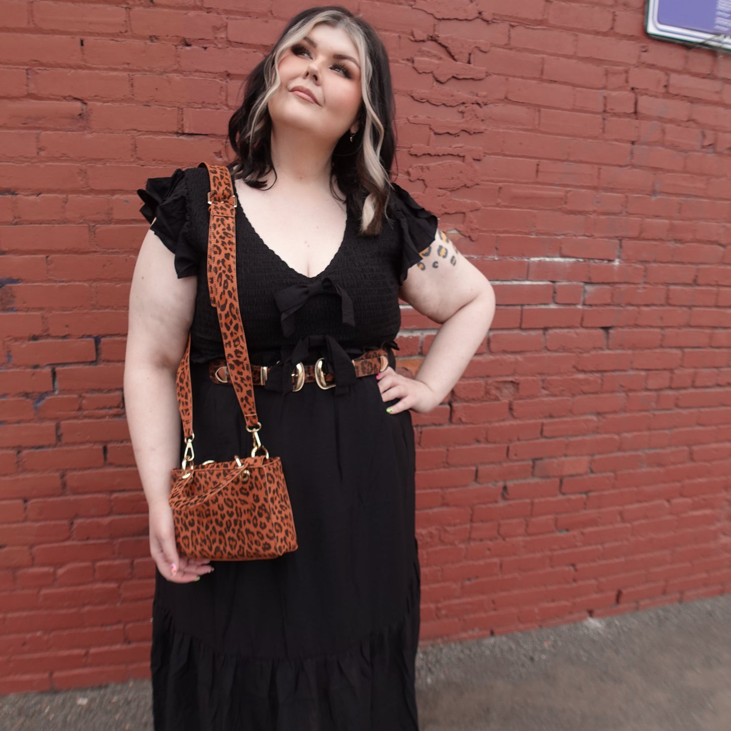 LEOPARD CROSSBODY BAG