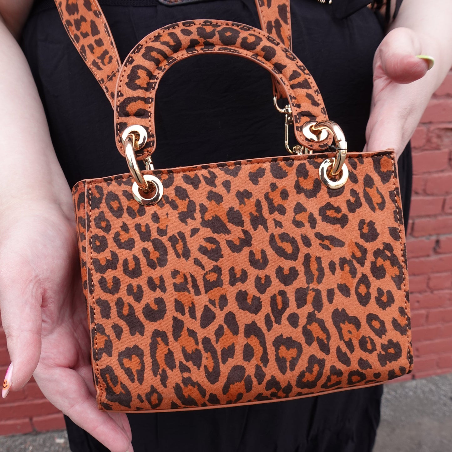 LEOPARD CROSSBODY BAG