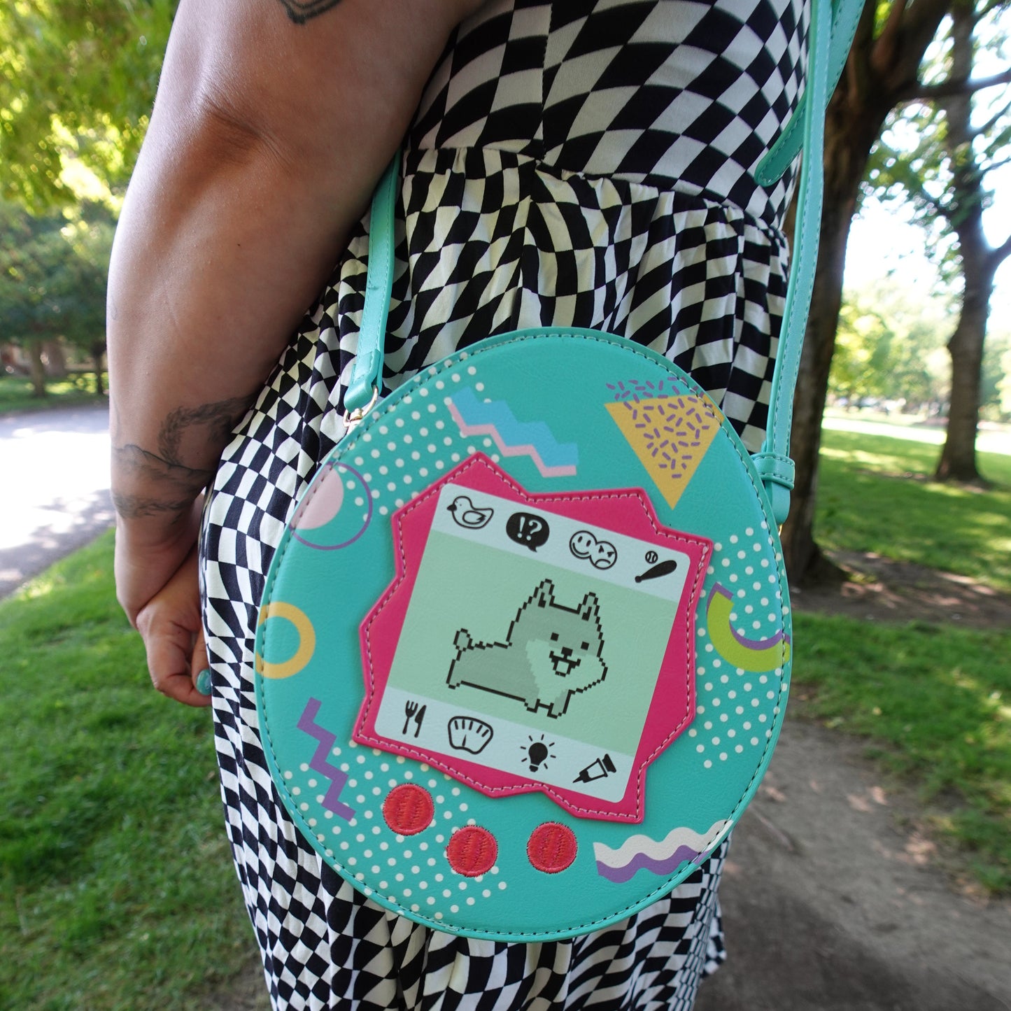 Tamagotchi inspired Purse - Dog