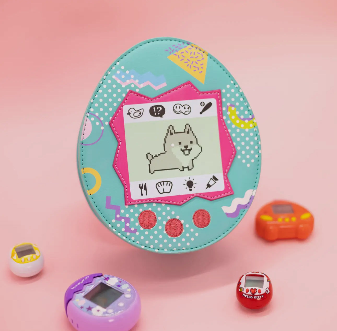 Tamagotchi inspired Purse - Dog