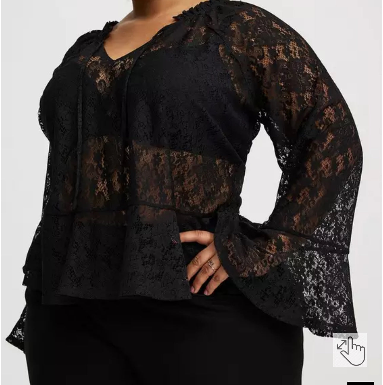 TORRID Lace Top 2X #100