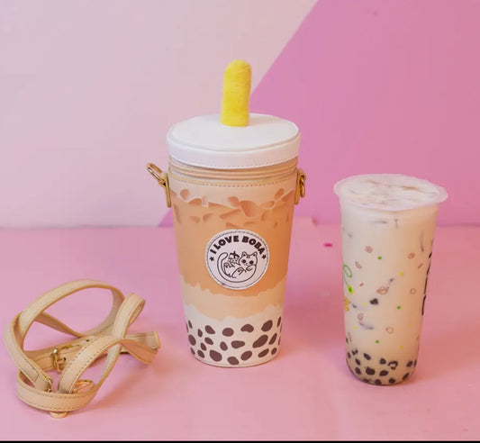 Boba Milk Tea Cat Purse