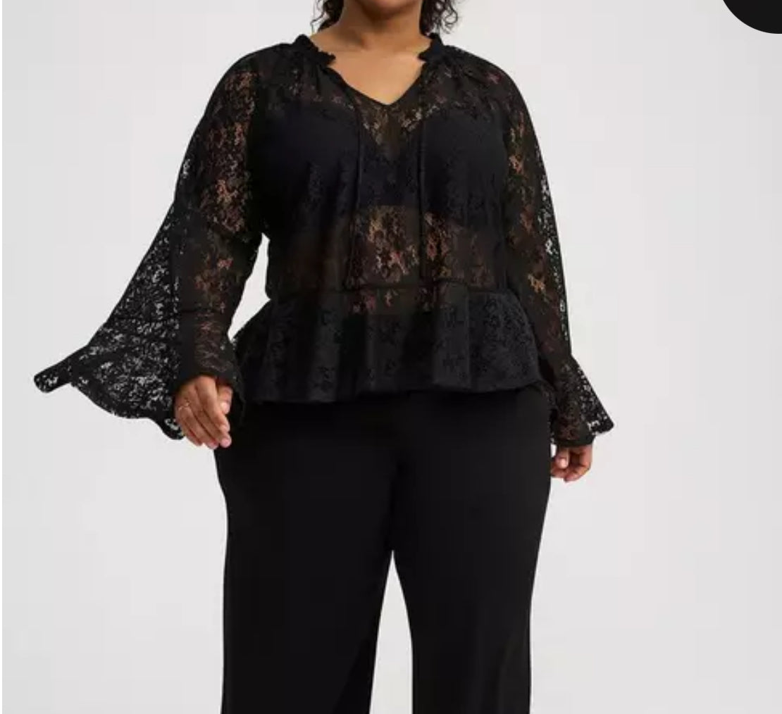 TORRID Lace Top 2X #100