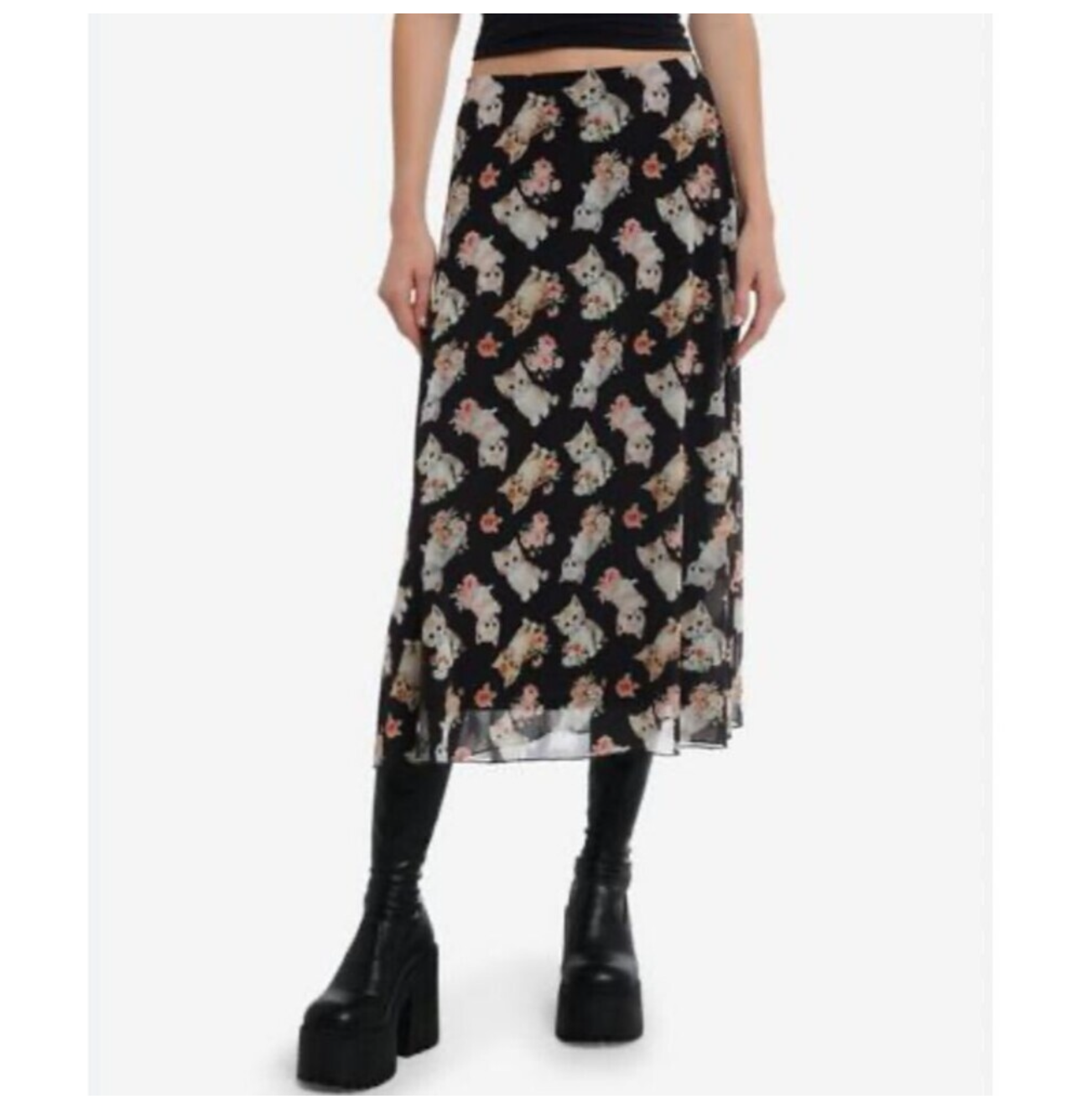 Kitten Midi Skirt 3X