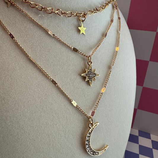Celestial Layered Necklace