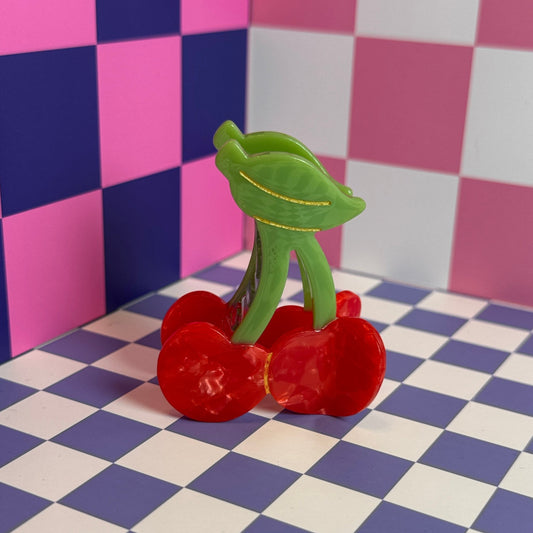 Cherry Hair Claw