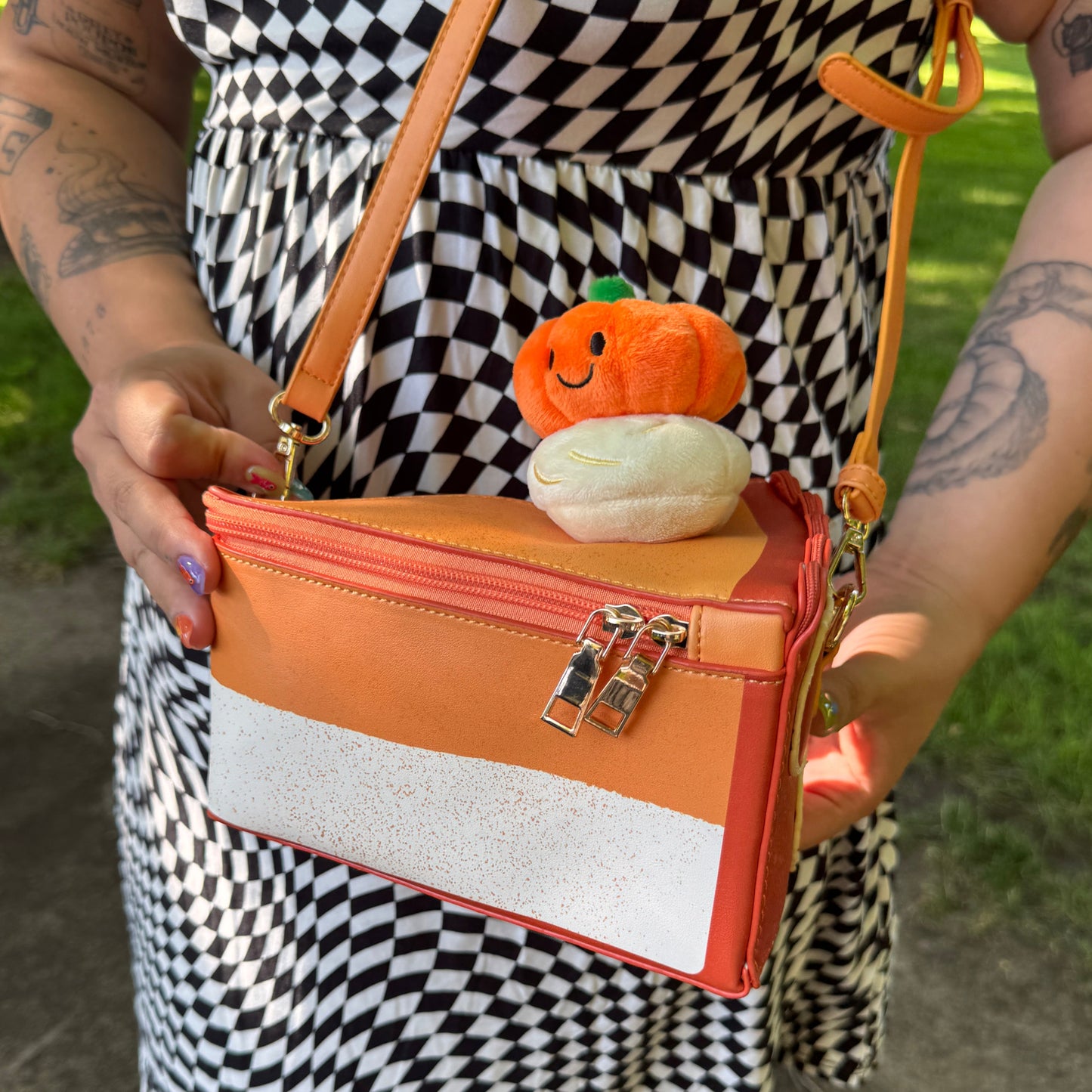 Pumpkin Cake Crossbody Purse