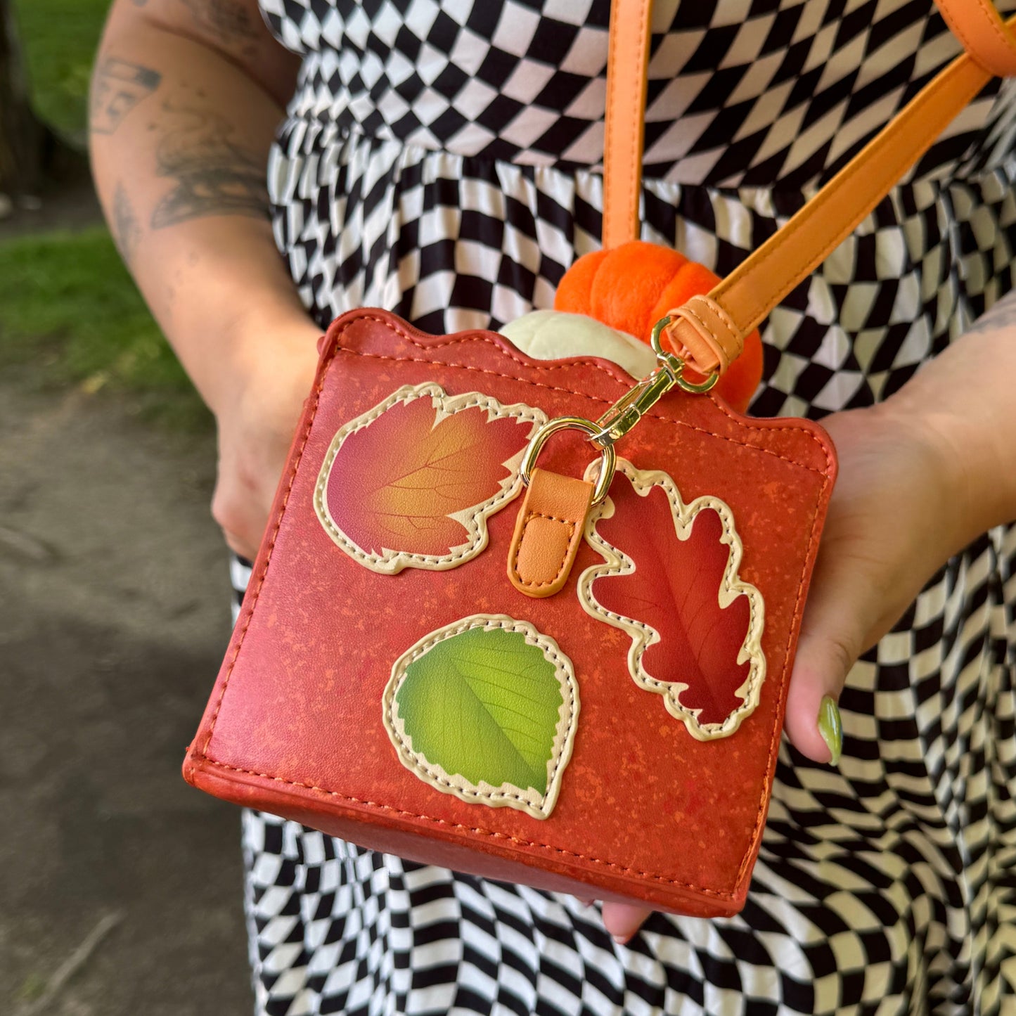 Pumpkin Cake Crossbody Purse
