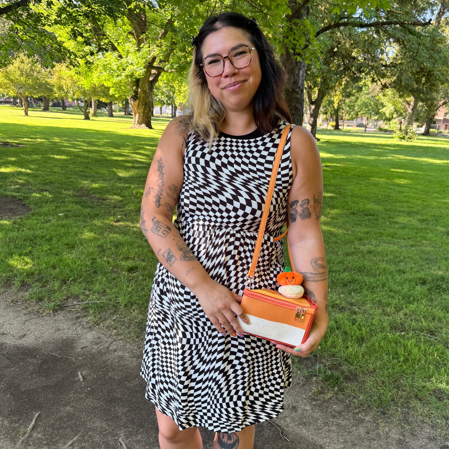 Pumpkin Cake Crossbody Purse