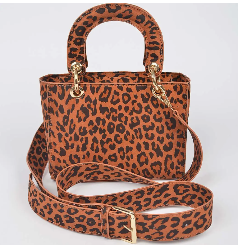 LEOPARD CROSSBODY BAG