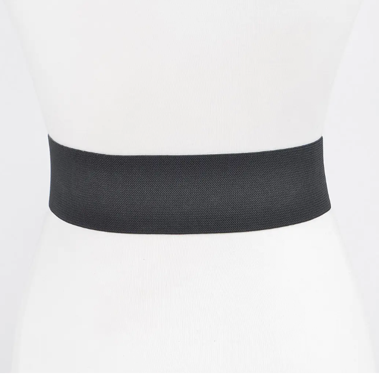 PLUS SIZE STUDDED STRETCH BELT