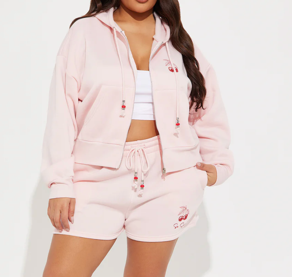 SO SWEET CHERRY Two Piece Short Loungewear Set - #8