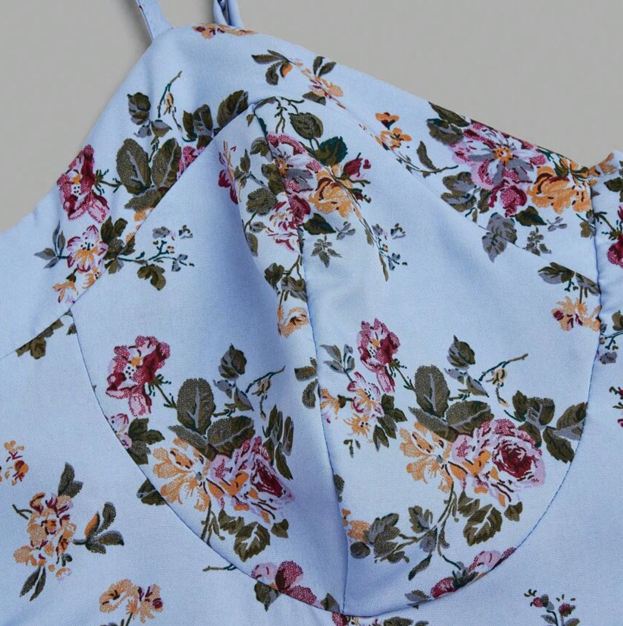 Blue Floral Dress Shein #79