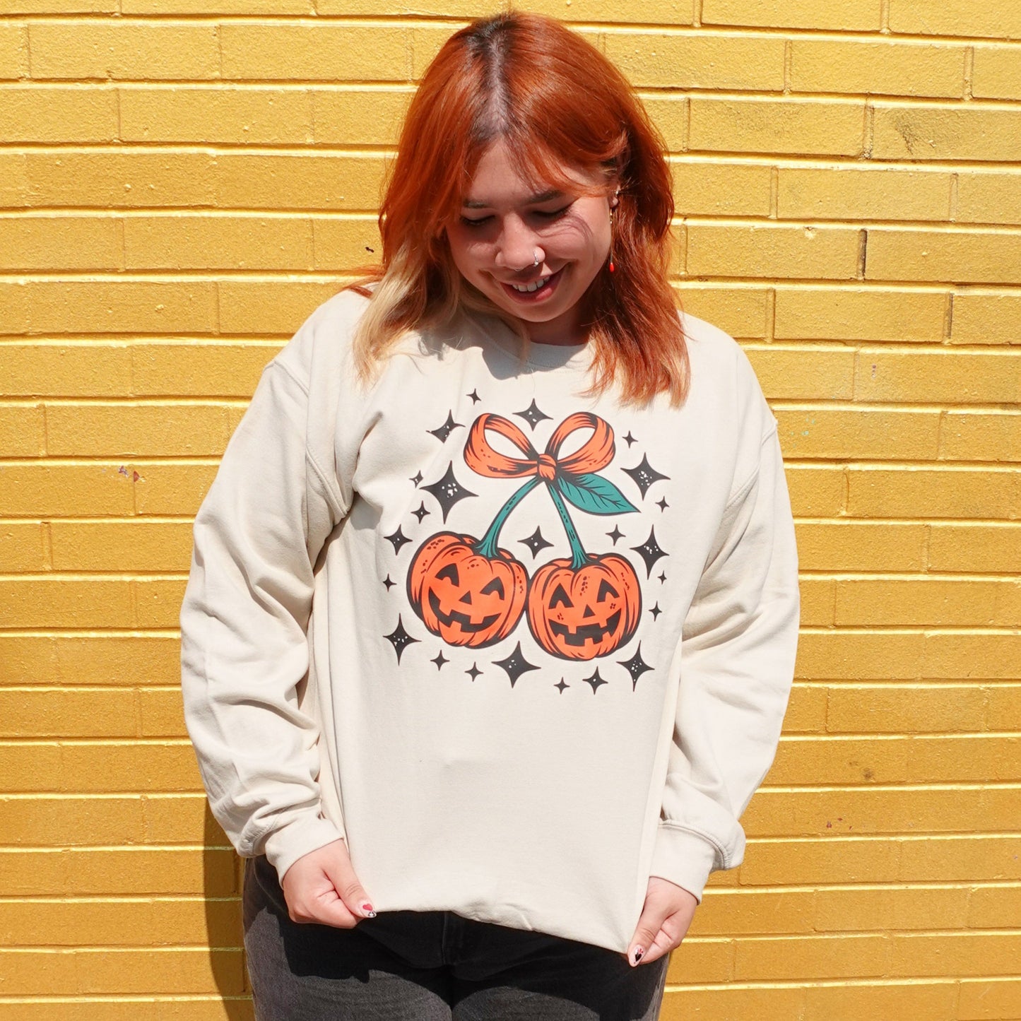 Pumpkin Cherry Sweathirt (S-4X)