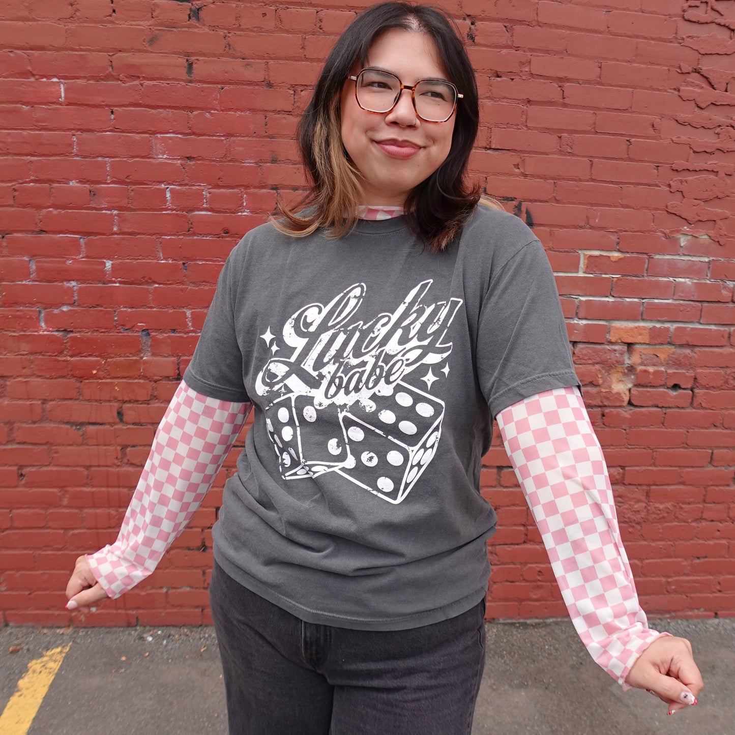 LUCKY BABE DICE T SHIRT