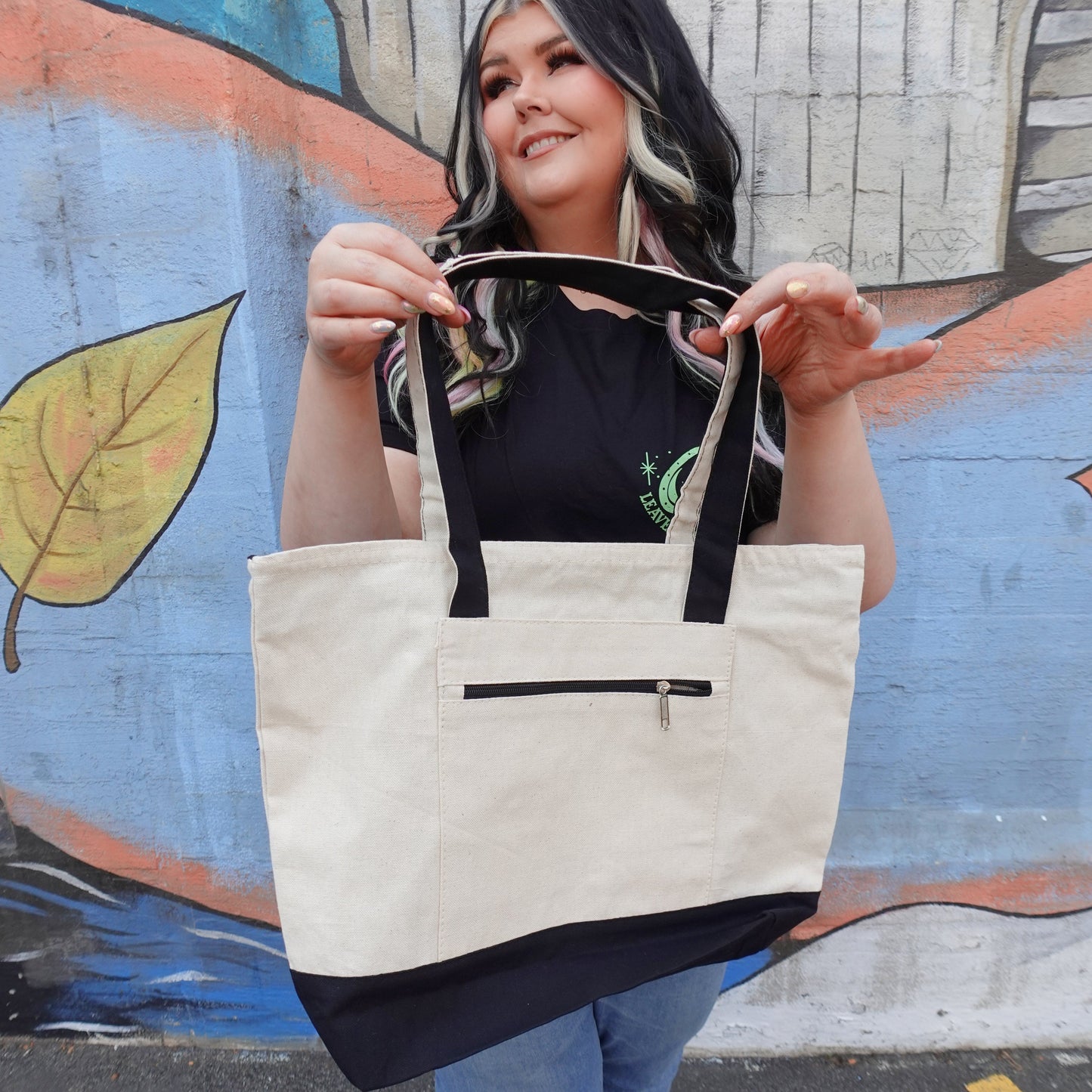 Spooky Babe Bats Tote Bag